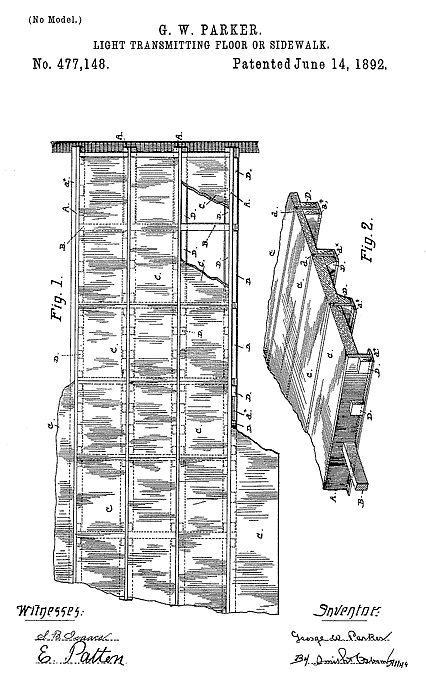477,148 &middot; Parker &middot; Light Transmitting Floor or Sidewalk