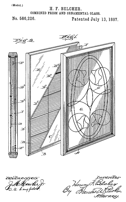 Belcher &middot; Combined Prism and Ornamental Glass