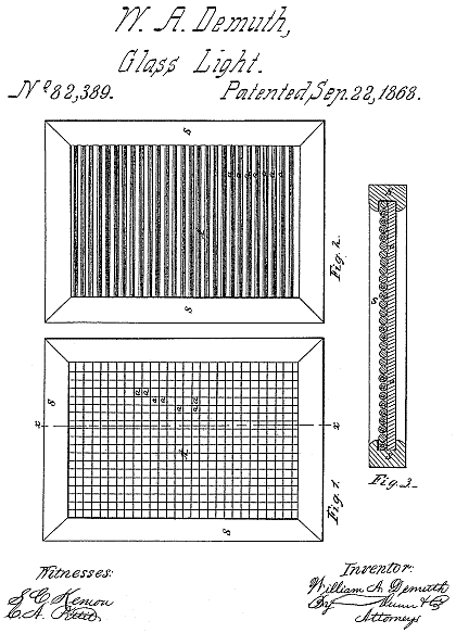 82,389 &middot; Demuth &middot; Improvement in Glass Lights