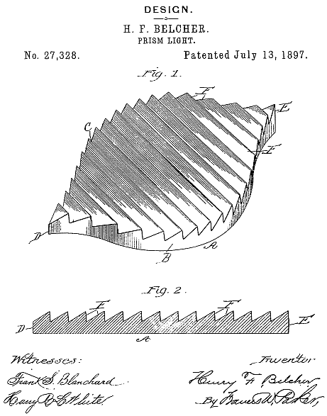 D27,328 &middot; Belcher &middot; Design for a Prism-Light