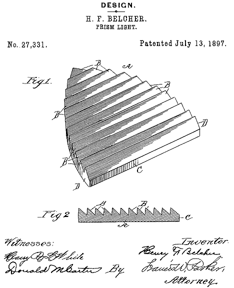 D27,331 &middot; Belcher &middot; Design for a Prism-Light
