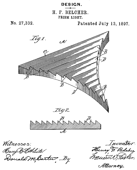 D27,332 &middot; Belcher &middot; Design for a Prism-Light