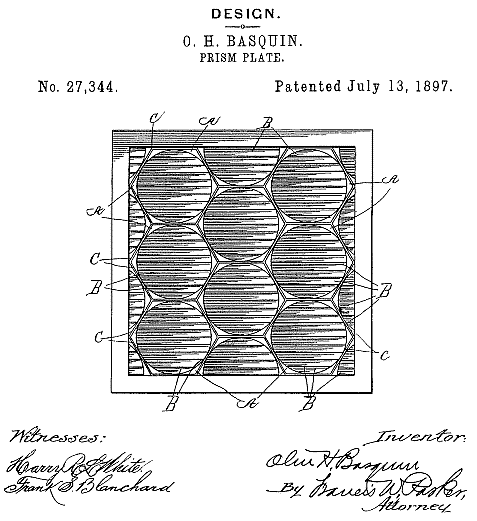 D27,344 &middot; Basquin &middot; Design for a Prism-Plate