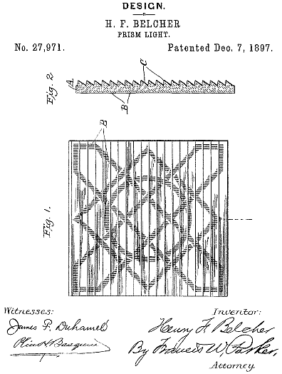 D27,971 &middot; Belcher &middot; Design for a Prism-Light
