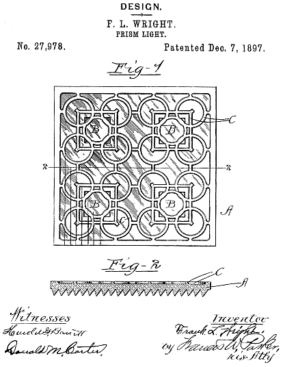D27,978 &middot; Wright &middot; "Design for a Prism-Light"