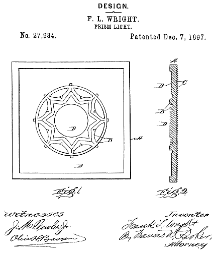 D27,984 &middot; Wright &middot; "Design for a Prism-Light"