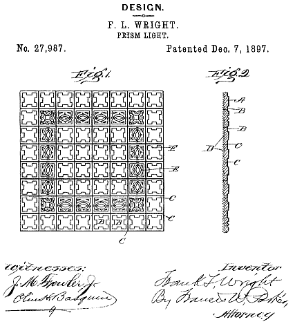 D27,987 &middot; Wright &middot; "Design for a Prism-Light"