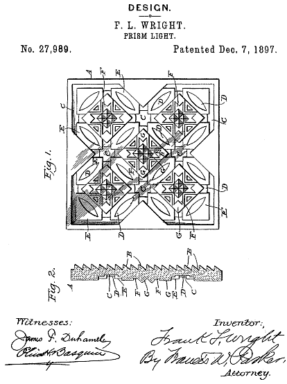 D27,989 &middot; Wright &middot; "Design for a Prism-Light"