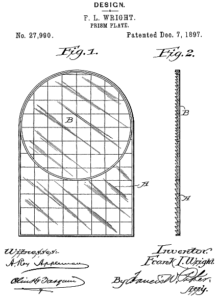 D27,990 &middot; Wright &middot; "Design for a Prism-Plate"