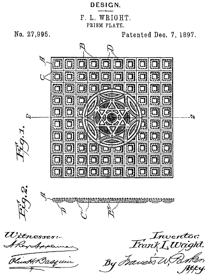 D27,995 &middot; Wright &middot; "Design for a Prism-Plate"