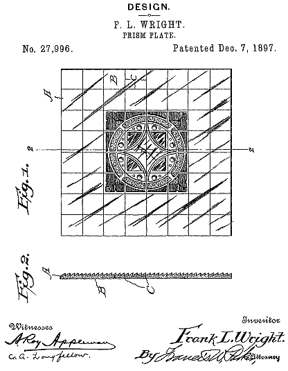 D27,996 &middot; Wright &middot; "Design for a Prism-Plate"