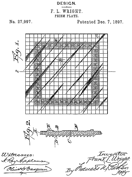 D27,997 &middot; Wright &middot; "Design for a Prism-Plate"