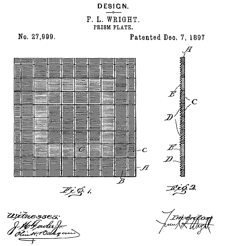 D27,999 &middot; Wright &middot; "Design for a Prism-Plate"