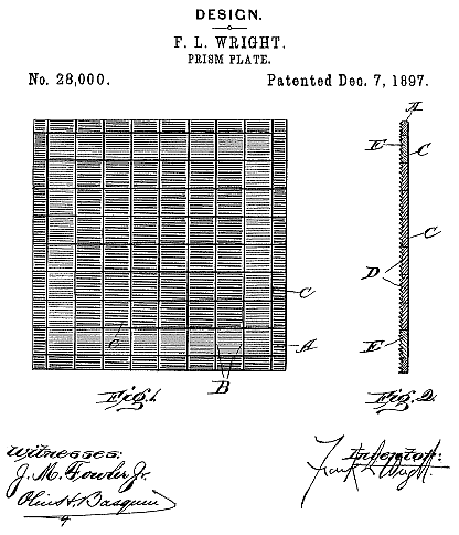 D28,000 &middot; Wright &middot; "Design for a Prism-Plate"