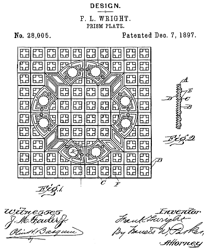 D28,005 &middot; Wright &middot; "Design for a Prism-Plate"