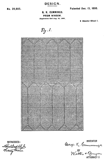 D29,805 &middot; Design for a Prism-Window