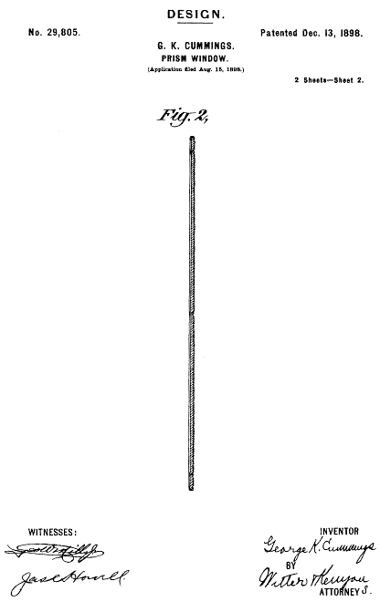 D29,805 &middot; Design for a Prism-Window