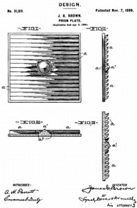 Solar Prism Co's design patent by James Galt Brown