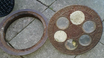 6-lens R. H. & J. Pearson's coal cover w/ring