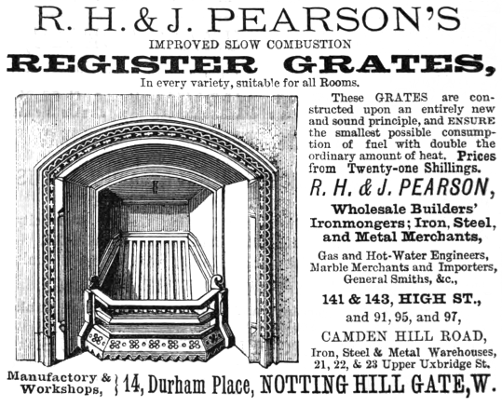 R. H. & J. Pearson ad &middot; Laxton's Price Book for Architects, Builders, Engineers & Contractors, 1879