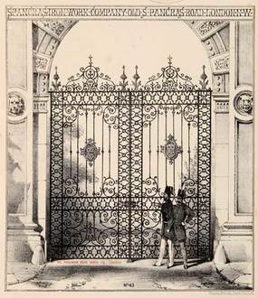 St. Pancras Iron-Work Co. &middot; IRON GATES AND RAILINGS &middot; 1870