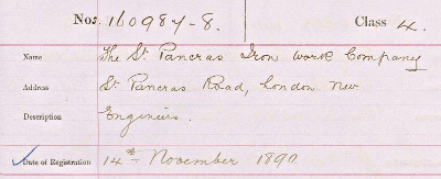 Design registration entry for No. 160988
