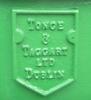 Tonge & Taggart Ltd postbox maker's plaque