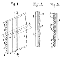 CH Patent No. 33664 &middot; Vitre distributrice de lumi&egrave;re pour fen&ecirc;tres