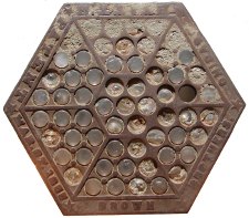 Brown Brothers hexagonal vault light (Hyatt's patent)